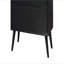Commode moderne Mid-Century avec 4 tiroirs et poignées encastrées