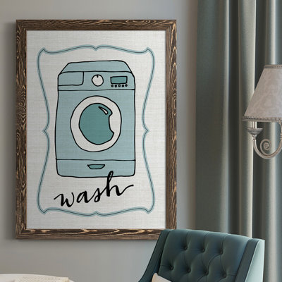 Wash, impression sur toile encadrée