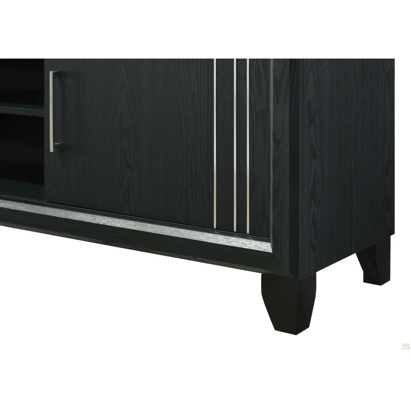 Meuble télé 1 pièce Meuble audio-vidéo, Gris anthracite