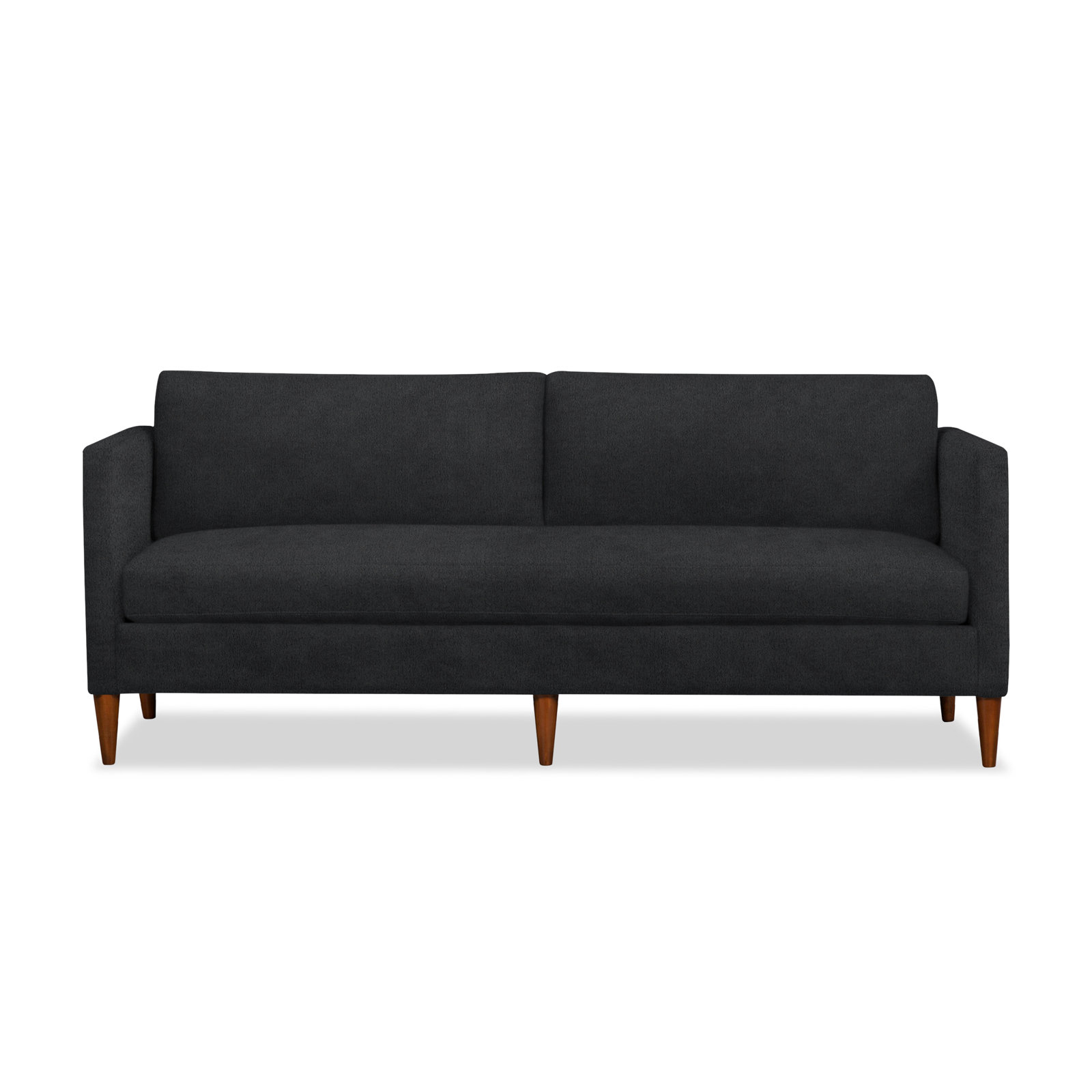 Clifford 87'' Sofa, Bella Gunmetal Performance Velvet