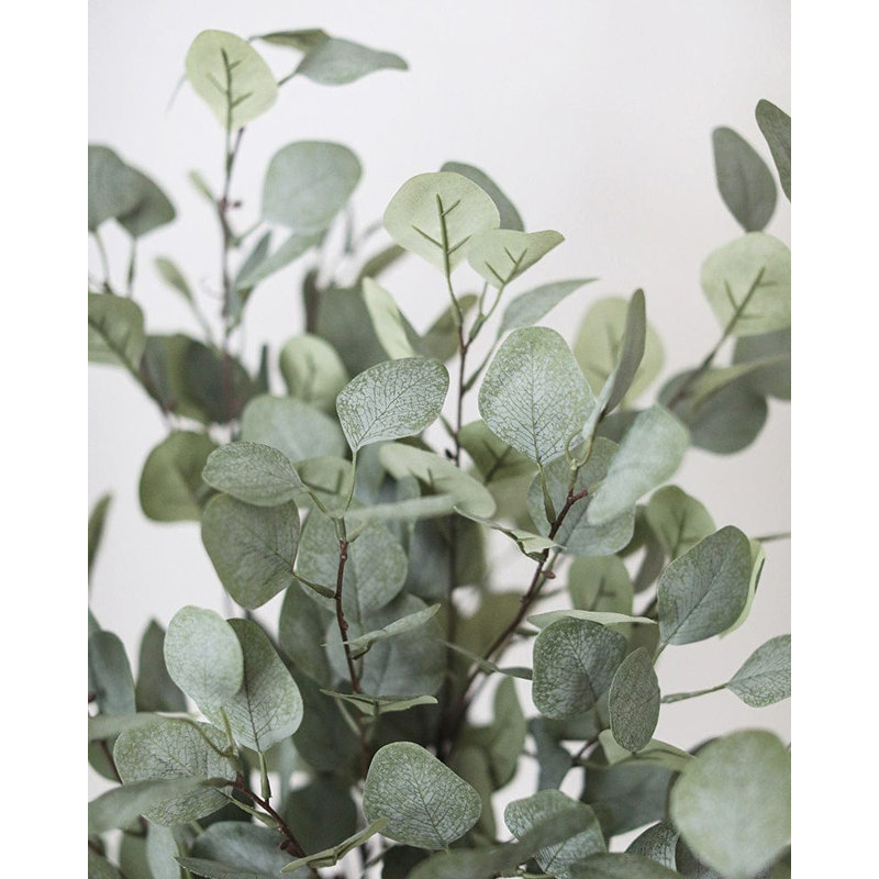 Feuilles d'eucalyptus artificielles 35,5 po