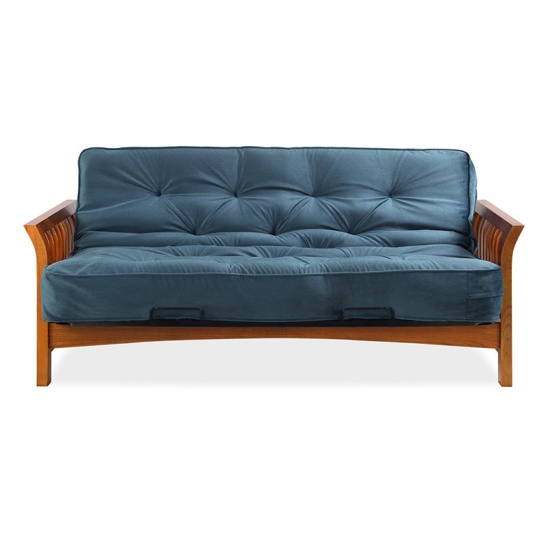 Futon avec matelas Boston, Indigo