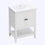 Meuble-lavabo moderne avec lavabo en céramique