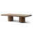Arbor 60" Solid Reclaimed Elm Tree Trunk Pillar Coffee Table