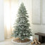 7,5 pi Arbre de Noël artificiel épinette enneigé pré-éclairé