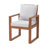 Weston Eucalyptus Wood Outdoor Dining Table with 4 Dining Chairs, Set of 5-125492670