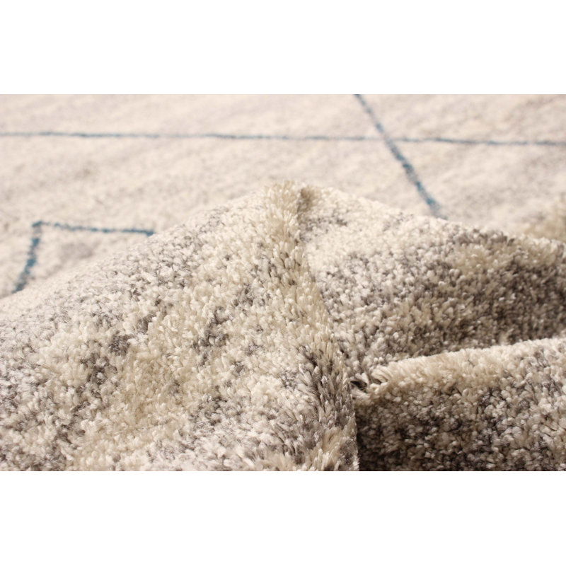 Tapis brun à motif géométrique Winslow, Rectangle 3 pi 11 po x 5 pi 7 po
