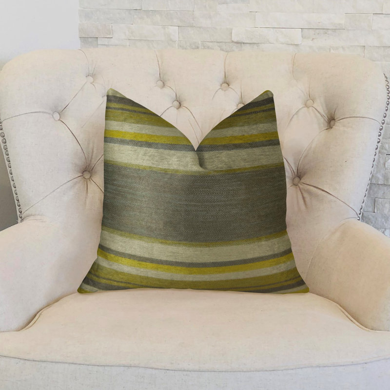 Coussin luxueux fait à la main Olive and Fig, 24" X 24", Coussin décoratif