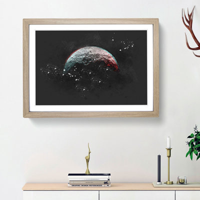 Moon - Picture Frame Painting Print