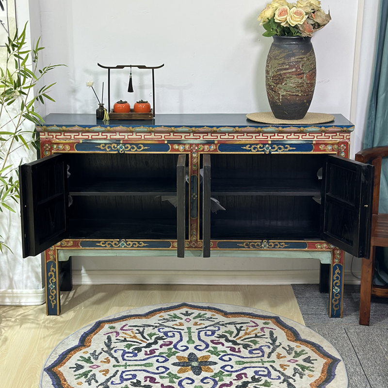 Console peinte et vieillie