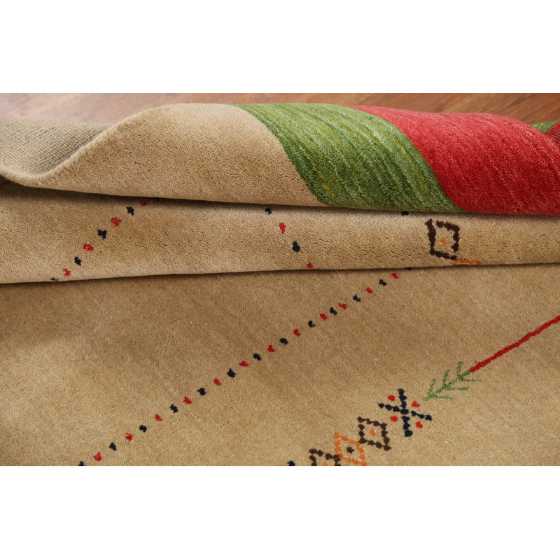 Tapis décoratif rayé Gabbeh
