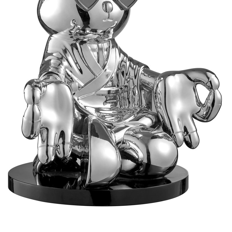 Figurine d'animaux Jadealeigh, Chromé / bleu