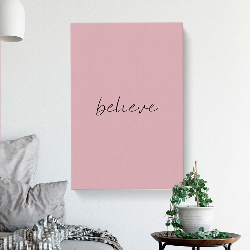 Believe - Wrapped Canvas, 50cm H x 35cm W x 3cm D