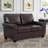 Jay 55'' Faux Leather Loveseat-14933746