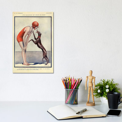 1925 La Vie Parisienne Magazine Plate by The Advertising Archives - Gallery-Wrapped Canvas Giclée on Canvas