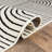 Contemporary Stripe Arch Design Area Rug-36700745