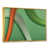 Toile avec cadre flottant or