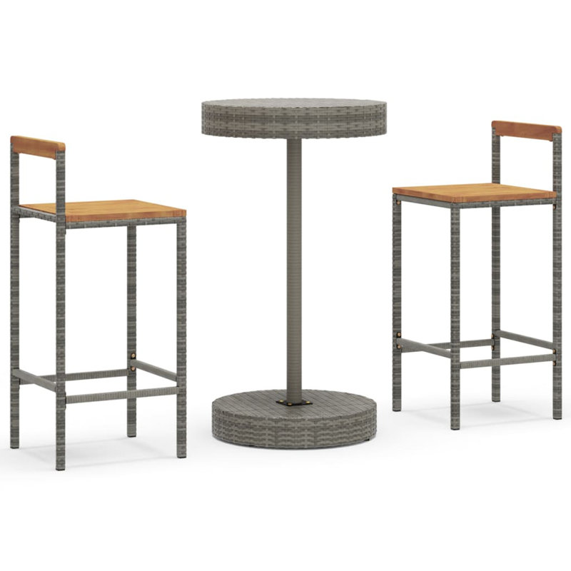 Drumsough Bar Set, Grey