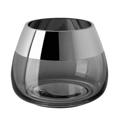 Bella Tealight Holder Silver Foil Lg