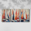 Série Sea and Shore XCIX - Ensemble de 3 toiles tendues avec châssis - Prêt à être accroché