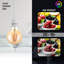 Vintage Bayonet LED Bulb, G80 4W Dimmable LED Filament B22 Globe,Warm White 2700K Amber Glass 450lmn, Retro Style Old Fashioned Lighting Decorative Bulb Pack of 1