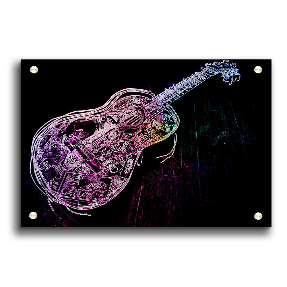 Guitar 11 No Frame Graphic Art