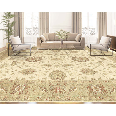 Hand Knotted Wool Oriental Indoor Rug