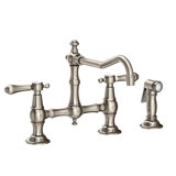 Chesterfield Kitchen Bridge Faucet with Side Spray