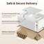 Liberty 370mm x 180mm White Ceramic Rectangular Wall Hung Basin Bathroom Sink