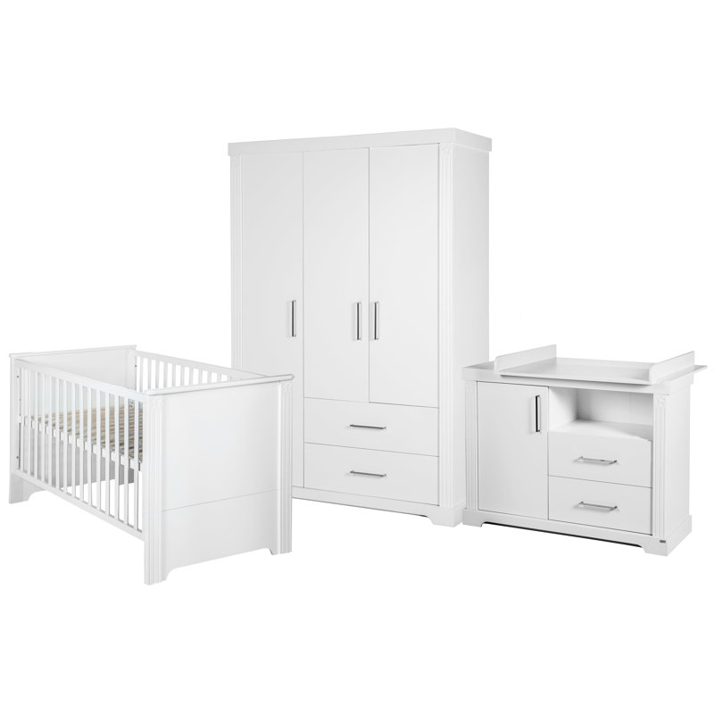Maxi Convertible 3 -Piece Nursery Furniture Set