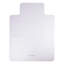 Tapis de chaise de bureau Mind Reader pour tapis, tapis de chaise, PVC, ensemble de 2, transparent
