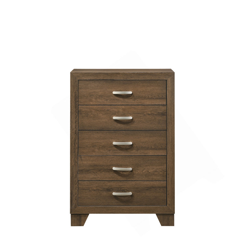 Oak 5-Drawer Chest