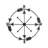 Elara Gold and Gray Wall Compass