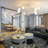 Karren - Mid Century Modern Nordic Dimmable Sputnik Chandelier Sphere Cylinder Flush Mount-582635762-543454252