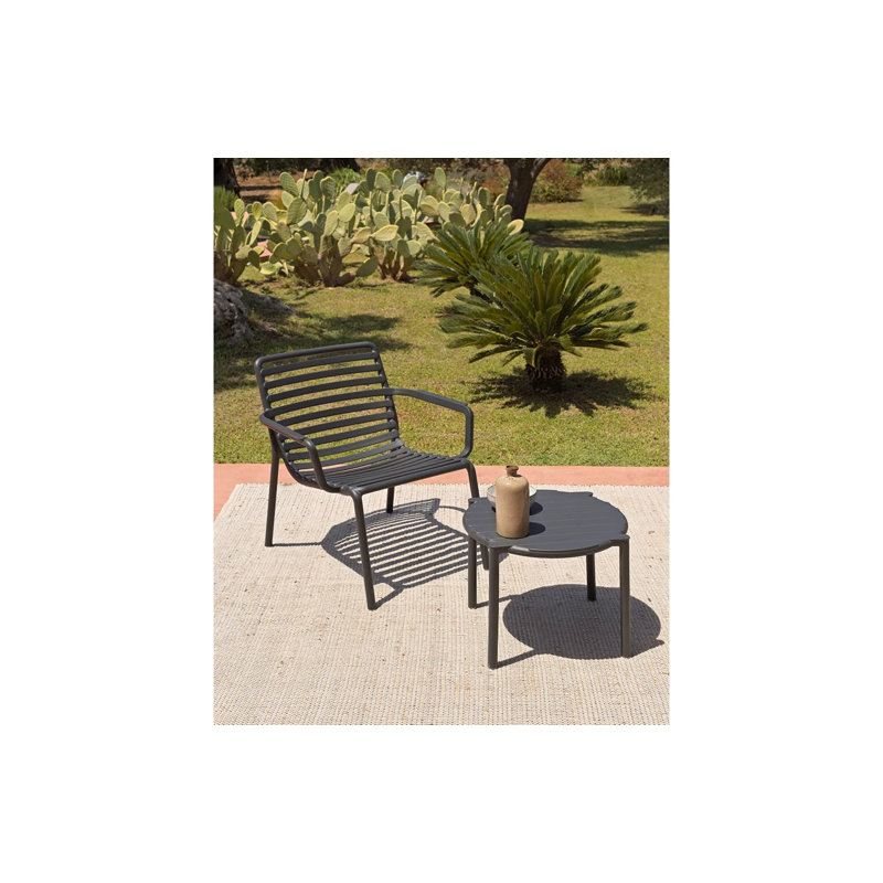Doga Outdoor Lounge Chair, Anthracite