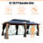 20 Ft. W x 12 Ft. D Aluminum Patio Gazebo