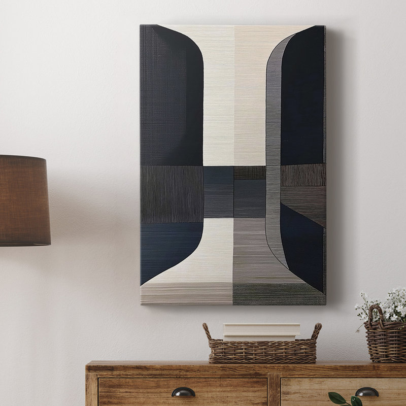 Série ABSTRACT DCXCIV - Cavas de galerie sur mesure, H 18 po x l 12 po