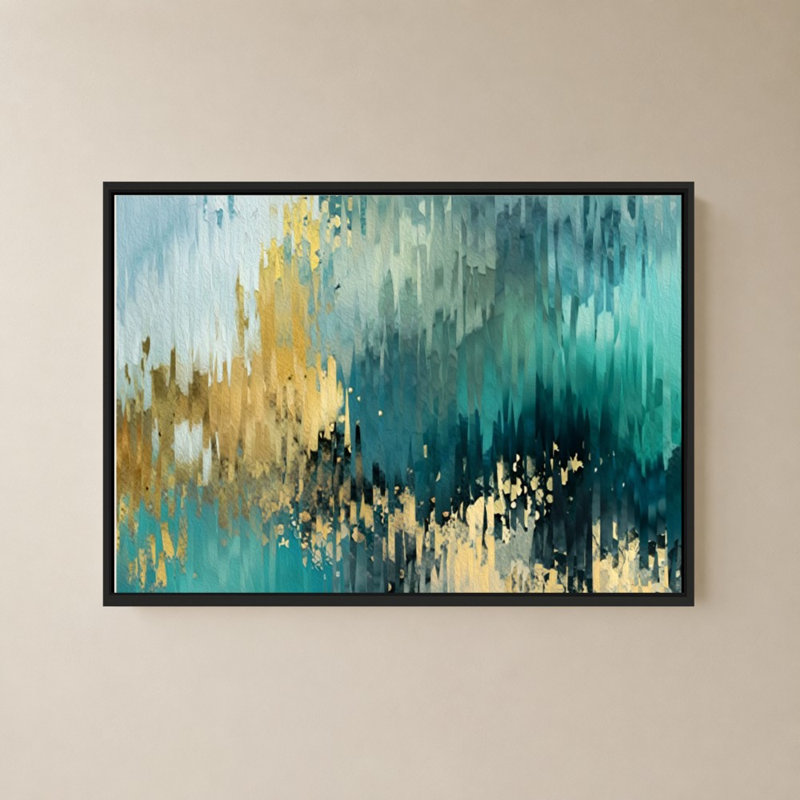 Lamentations 3: 25. «God Acts On Our demi» par Mark Lawrence, reproduction, H 21,5 po x l 33,5 po x P 2 po, Cadre flottant