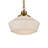 Moshier 1 - Light Transparent Brass Single Pendant