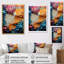 Multicolore Op Art Vibrant Oscillations I-97054614-97054615
