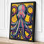 Ornamental Octopus Art Deco - Wrapped Canvas-420063870-420063865