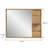 Zeno Rectangle Wall Mirror with Shelves