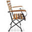 Mcdermott Folding Patio Dining Armchair with Cushion