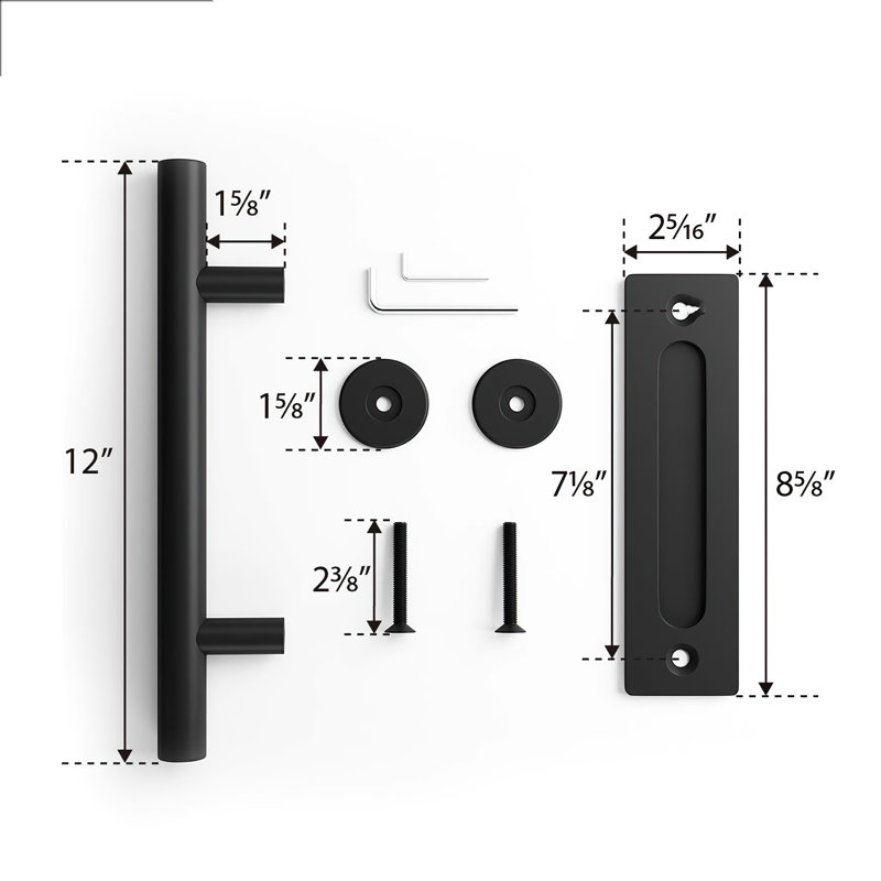 Stainless Steel Handle/Pull, Black
