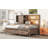 Twin Size Lounge Daybed With Storage Shelves, Cork Board, Usb Ports And 3 Drawers-1585424515