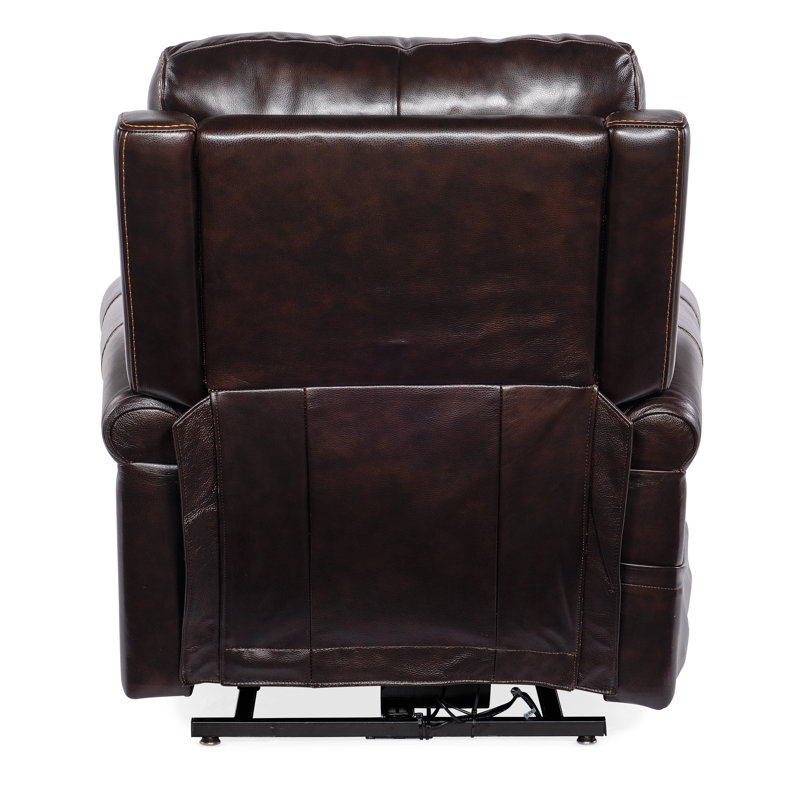 RC Recliner, Brown Genuine Leather