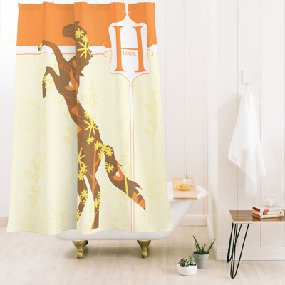 Jennifer Hill Mister Horse Shower Curtain