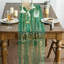 6 chemin de table en gaze or vert 120 pouces 10pi