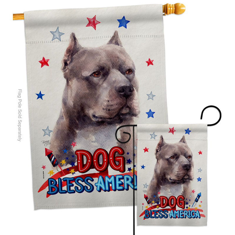 Drapeau de maison en polyester à 2 côtés 40 x 28 po