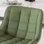 Swivel Upholstered Adjustable Height Counter Stool with Metal Frame-1690614923